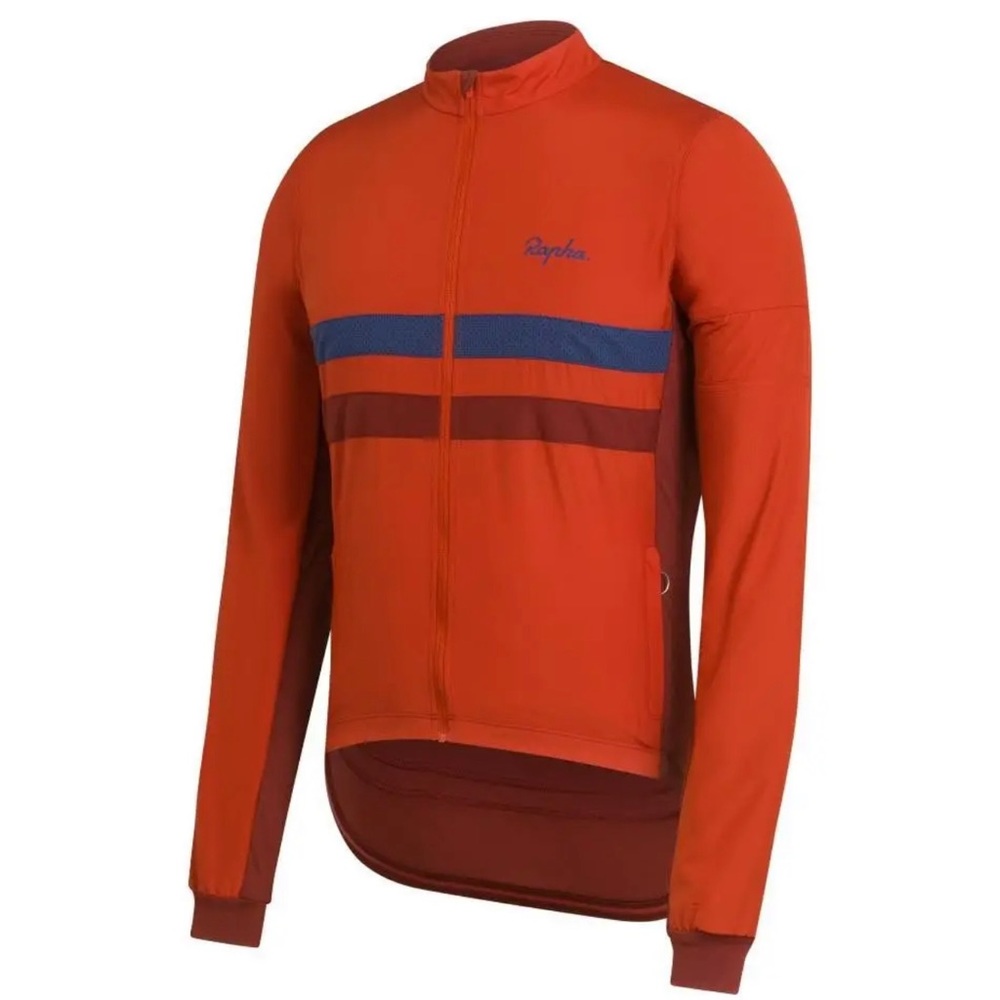 RAPHA BREVET LONG SLEEVE WINDBLOCK 2022 JERSEY Size Large